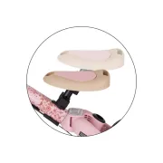 Tricicleta, Petite&Mars, Turbo, Editie limitata, 5 in 1, Multifunctionala, Vehicul de impins, Bicicleta cu/fara pedale, Cu maner de ghidaj, Detasabil, Roti din cauciuc, Pana la 25 kg, 1.5-5 ani, Rosy Wilderness BYN613359