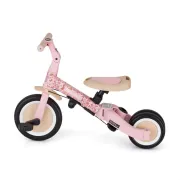 Tricicleta, Petite&Mars, Turbo, Editie limitata, 5 in 1, Multifunctionala, Vehicul de impins, Bicicleta cu/fara pedale, Cu maner de ghidaj, Detasabil, Roti din cauciuc, Pana la 25 kg, 1.5-5 ani, Rosy Wilderness BYN613359