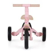 Tricicleta, Petite&Mars, Turbo, Editie limitata, 5 in 1, Multifunctionala, Vehicul de impins, Bicicleta cu/fara pedale, Cu maner de ghidaj, Detasabil, Roti din cauciuc, Pana la 25 kg, 1.5-5 ani, Rosy Wilderness BYN613359