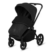 Carucior 2 in 1, Lionelo, Freya, Landou si salteluta ventilate, Pliabil, Reglare spatar-3 pozitii, Suport de picioare-4 pozitii, Maner reglabil-3 pozitii, Adaptori inclusi compatibili cu Cybex, Maxi-Cosi, Kiddy, Avionaut, Sustine 22 kg, 0luni+, Negru BYNL