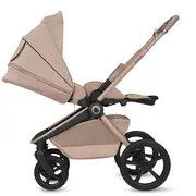 Carucior 2 in 1, Lionelo, Freya, Landou si salteluta ventilate, Pliabil, Reglare spatar-3 pozitii, Suport de picioare-4 pozitii, Maner reglabil-3 pozitii, Adaptori inclusi compatibili cu Cybex, Maxi-Cosi, Kiddy, Avionaut, Sustine 22 kg, 0luni+, Bej BYNLO