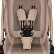 Carucior 2 in 1, Lionelo, Freya, Landou si salteluta ventilate, Pliabil, Reglare spatar-3 pozitii, Suport de picioare-4 pozitii, Maner reglabil-3 pozitii, Adaptori inclusi compatibili cu Cybex, Maxi-Cosi, Kiddy, Avionaut, Sustine 22 kg, 0luni+, Bej BYNLO