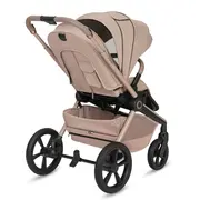 Carucior 3 in 1, Lionelo, Freya, Cu scoica ADAC, Landou si salteluta ventilate, Pliabil, Reglare spatar in 3 pozitii, Suport de picioare in 4 pozitii, Maner reglabil in 3 pozitii, Sustine 22 kg, Cu accesorii, 0 luni+, Bej BYNLO-FREYA_3IN1_BEIGE_SAND