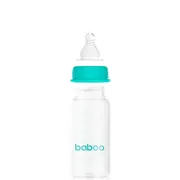 Biberon din sticla anticolici baboo - gat stramt, 120 ml, 0 luni+ new ba3-124