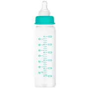 Biberon din sticla anticolici baboo - gat stramt, 240 ml, 3 luni+ new ba3-125