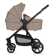 Carucior 3 in 1, Lionelo, Greet, Pana la 15 kg, Cadru aluminiu, Cu landou si salteluta moale, Cu scoica auto, Reversibil, Cu accesorii, Maner, suport pentru picioare, spatar reglabile, Bej BYNLO-GREET_BEIGE_TAUPE