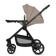 Carucior 3 in 1, Lionelo, Greet, Pana la 15 kg, Cadru aluminiu, Cu landou si salteluta moale, Cu scoica auto, Reversibil, Cu accesorii, Maner, suport pentru picioare, spatar reglabile, Bej BYNLO-GREET_BEIGE_TAUPE