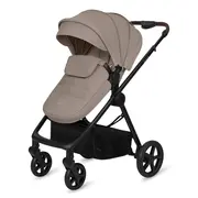 Carucior 3 in 1, Lionelo, Greet, Pana la 15 kg, Cadru aluminiu, Cu landou si salteluta moale, Cu scoica auto, Reversibil, Cu accesorii, Maner, suport pentru picioare, spatar reglabile, Bej BYNLO-GREET_BEIGE_TAUPE