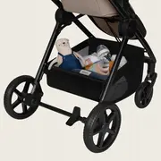 Carucior 3 in 1, Lionelo, Greet, Pana la 15 kg, Cadru aluminiu, Cu landou si salteluta moale, Cu scoica auto, Reversibil, Cu accesorii, Maner, suport pentru picioare, spatar reglabile, Bej BYNLO-GREET_BEIGE_TAUPE