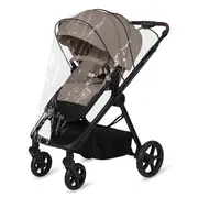 Carucior 3 in 1, Lionelo, Greet, Pana la 15 kg, Cadru aluminiu, Cu landou si salteluta moale, Cu scoica auto, Reversibil, Cu accesorii, Maner, suport pentru picioare, spatar reglabile, Bej BYNLO-GREET_BEIGE_TAUPE