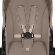 Carucior 3 in 1, Lionelo, Greet, Pana la 15 kg, Cadru aluminiu, Cu landou si salteluta moale, Cu scoica auto, Reversibil, Cu accesorii, Maner, suport pentru picioare, spatar reglabile, Bej BYNLO-GREET_BEIGE_TAUPE