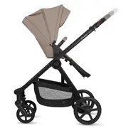 Carucior 3 in 1, Lionelo, Greet, Pana la 15 kg, Cadru aluminiu, Cu landou si salteluta moale, Cu scoica auto, Reversibil, Cu accesorii, Maner, suport pentru picioare, spatar reglabile, Bej BYNLO-GREET_BEIGE_TAUPE
