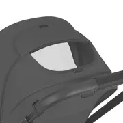 Carucior 3 in 1, Lionelo, Greet, Pana la 15 kg, Cadru aluminiu, Cu landou si salteluta moale, Cu scoica auto, Reversibil, Cu accesorii, Maner, suport pentru picioare, spatar reglabile, Negru BYNLO-GREET_BLACK_ONYX