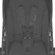 Carucior 3 in 1, Lionelo, Greet, Pana la 15 kg, Cadru aluminiu, Cu landou si salteluta moale, Cu scoica auto, Reversibil, Cu accesorii, Maner, suport pentru picioare, spatar reglabile, Negru BYNLO-GREET_BLACK_ONYX