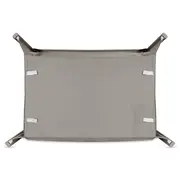 Patut multifunctional, Lionelo, Mila, 2 in 1, Saltea 4 cm cu spuma T25, 2 niveluri de inaltime, Pliere rapida, Intrare laterala, Geanta de transport inclusa, 0-36 luni, Pana la 15 kg, Bej Taupe BYNLO-MILA_BEIGE_TAUPE