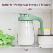 Recipient sticla pentru depozitare lapte Momcozy 946 ml
