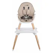 Scaun de masa, FreeON, Eos, 3 in 1, Multifunctional, Cu tavita reglabila si detasabila, Conform cu standardul european de securitate EN 14988:2017+A1:2020, Beige BYN88926