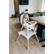 Scaun de masa, FreeON, Eos, 3 in 1, Multifunctional, Cu tavita reglabila si detasabila, Conform cu standardul european de securitate EN 14988:2017+A1:2020, Beige BYN88926