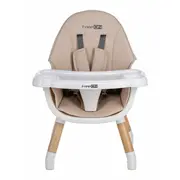 Scaun de masa, FreeON, Eos, 3 in 1, Multifunctional, Cu tavita reglabila si detasabila, Conform cu standardul european de securitate EN 14988:2017+A1:2020, Beige BYN88926