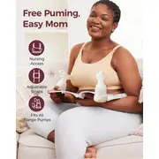 Sutien alaptare Momcozy pentru pompa de san Hands-free YN08 Skin M