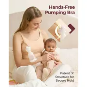 Sutien alaptare Momcozy pentru pompa de san Hands-free YN08 Skin M