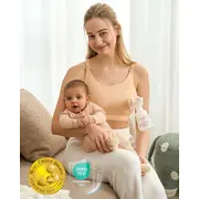 Sutien alaptare Momcozy pentru pompa de san Hands-free YN08 Skin XL