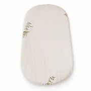 Saltea DualNest 90x55x9 cm in 3 straturi cu lana pentru cos / patut din nuiele, husa Jacquard Deluxe - ASC905510