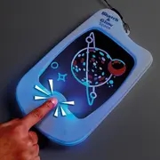 Mini tablita desen cu led - spatiul cosmic
