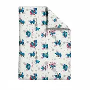 Set 6 piese Lenjerie Angel si Stitch 2-8 ani + Protectie Impermeabila + Pilota + Perna - ASC6427968021290