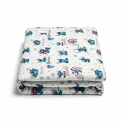 Set 6 piese Lenjerie Angel si Stitch 2-8 ani + Protectie Impermeabila + Pilota + Perna - ASC6427968021290