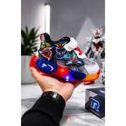 Pantofi sport cu lumini led, model robo, multicolor adt-60-2
