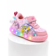 Pantofi sport cu luminite, model cocktail, piele ecologica, fete, roz ad30-8-7-2