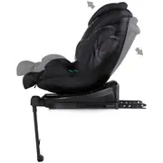 Scaun auto Chipolino Hypnotic Plus I-Size 40-150 cm cu sistem Isofix si sezut rotativ charcoal HUBSTKHYPS0261CH