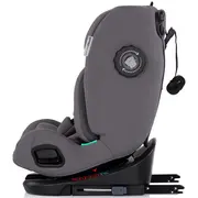 Scaun auto Chipolino Techno iGrow I-Size 40-150 cm cu sistem Isofix si sezut rotativ charcoal HUBSTKTHG02602CH