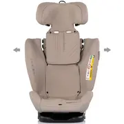 Scaun auto Chipolino Techno iGrow I-Size 40-150 cm cu sistem Isofix si sezut rotativ latte HUBSTKTHG02603LA