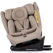 Scaun auto Chipolino Techno iGrow I-Size 40-150 cm cu sistem Isofix si sezut rotativ latte HUBSTKTHG02603LA