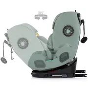 Scaun auto Chipolino Techno iGrow I-Size 40-150 cm cu sistem Isofix si sezut rotativ matcha HUBSTKTHG02604MA