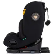 Scaun auto Chipolino Techno iGrow I-Size 40-150 cm cu sistem Isofix si sezut rotativ noir HUBSTKTHG02601NO