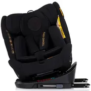 Scaun auto Chipolino Techno iGrow I-Size 40-150 cm cu sistem Isofix si sezut rotativ noir HUBSTKTHG02601NO