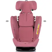 Scaun auto Chipolino Techno iGrow I-Size 40-150 cm cu sistem Isofix si sezut rotativ powder pink HUBSTKTHG02605PP