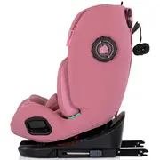 Scaun auto Chipolino Techno iGrow I-Size 40-150 cm cu sistem Isofix si sezut rotativ powder pink HUBSTKTHG02605PP