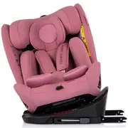 Scaun auto Chipolino Techno iGrow I-Size 40-150 cm cu sistem Isofix si sezut rotativ powder pink HUBSTKTHG02605PP