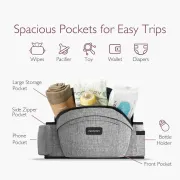 Marsupiu tip sezut Momcozy M Grey