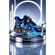 Pantofi sport cu lumini led, model playful, albastru adt-70