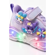 Pantofi sport cu luminite, model you and me, piele ecologica, fete, mov ad30-8-8x