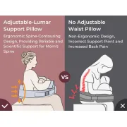 Perna Alaptare Momcozy CozyPro cu suport ergonomic lombar Grey