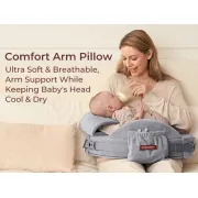 Perna Alaptare Momcozy CozyPro cu suport ergonomic lombar Grey