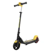 Trotineta electrica copii kidscare e70, motor 130w, baterie 24v 2.5ah, viteza 14 km/h, lumini, galben