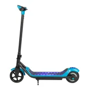 Trotineta electrica copii kidscare e71, motor 110w, baterie 24v 2.5ah, viteza 12-15 km/h, bluetooth, lumini, albastru