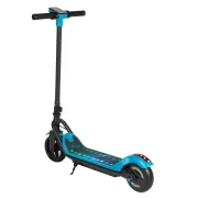 Trotineta electrica copii kidscare e71, motor 110w, baterie 24v 2.5ah, viteza 12-15 km/h, bluetooth, lumini, albastru